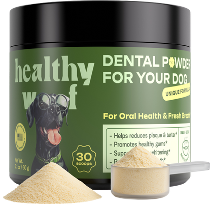 Dog Dental Cleaning Powder for Medium Dogs