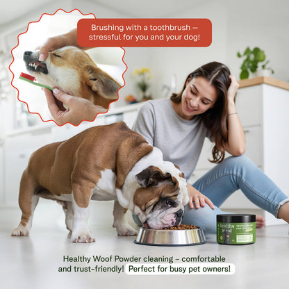 Dog Dental Cleaning Powder for Medium Dogs