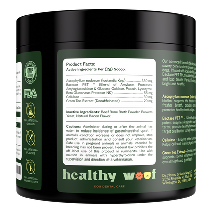 Dog Dental Cleaning Powder for Medium Dogs