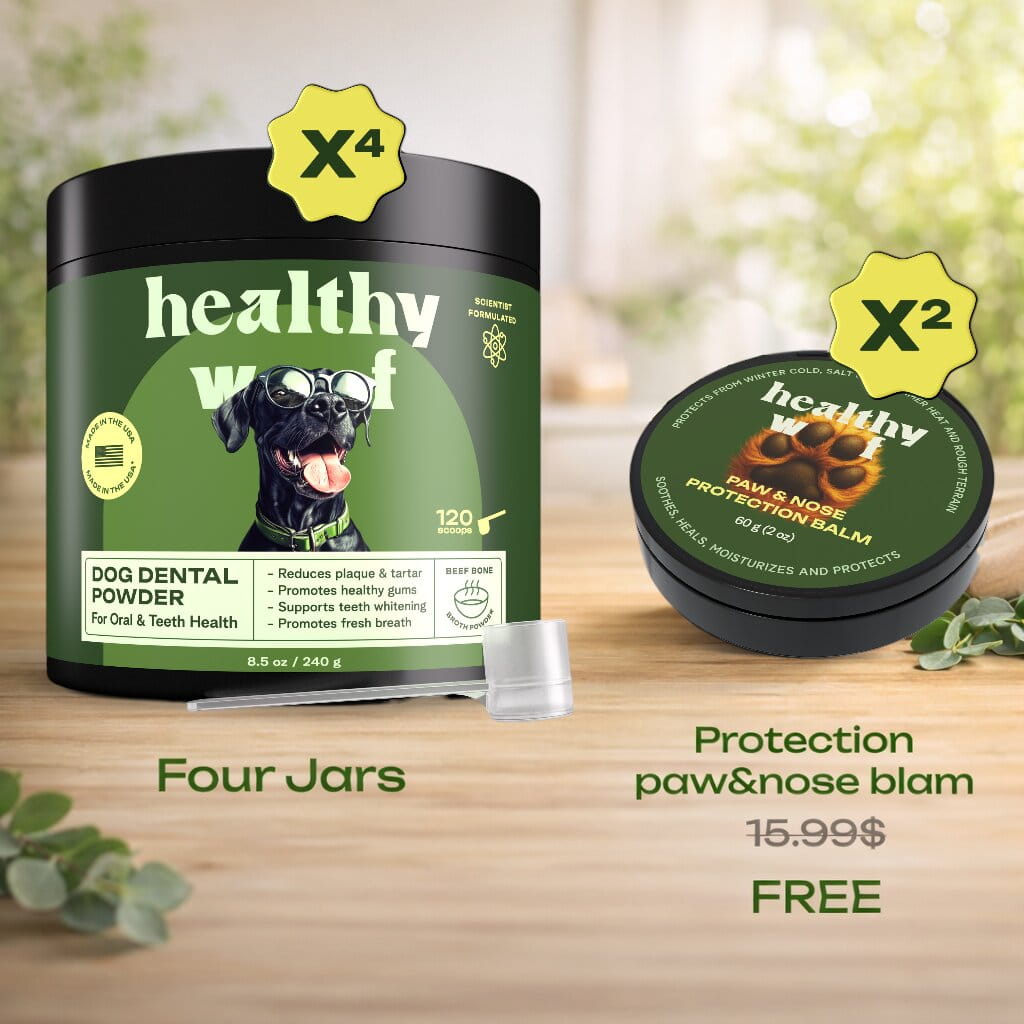 Dog Dental Cleaning Powder for Large Dogs