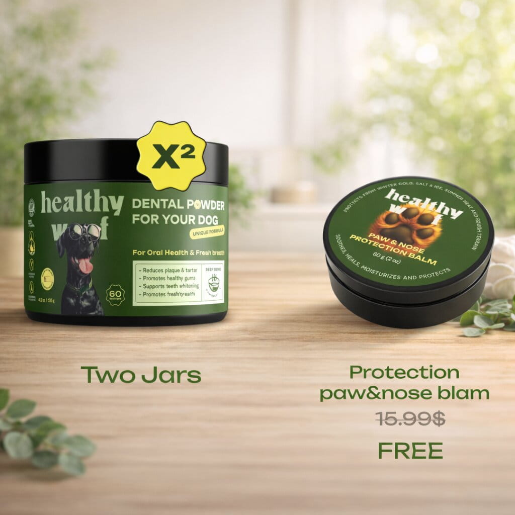 Dog Dental Cleaning Powder for Medium Dogs